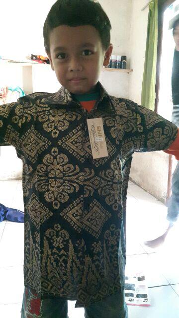 Batik Couple Keluarga Sania Ruffle Ori Ndoro Jowi Dnt