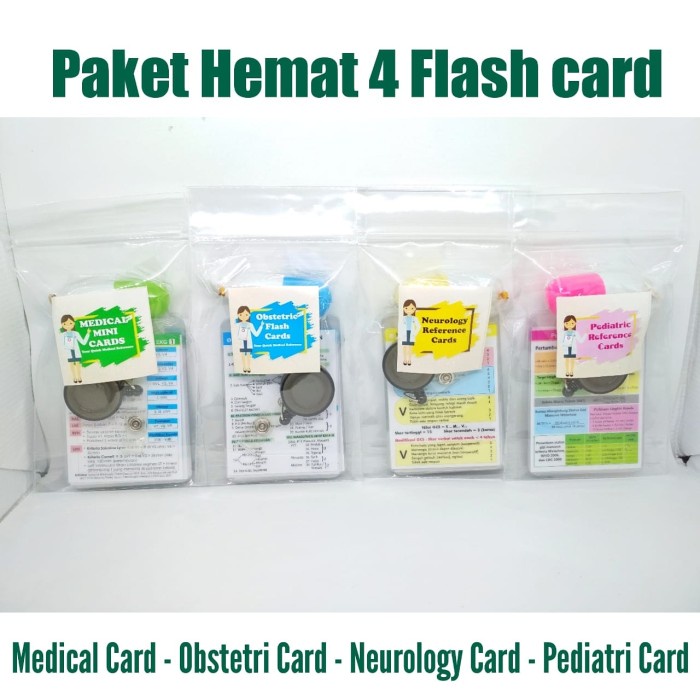 

(TERLARIS) Paket Hemat 4 Flash Card