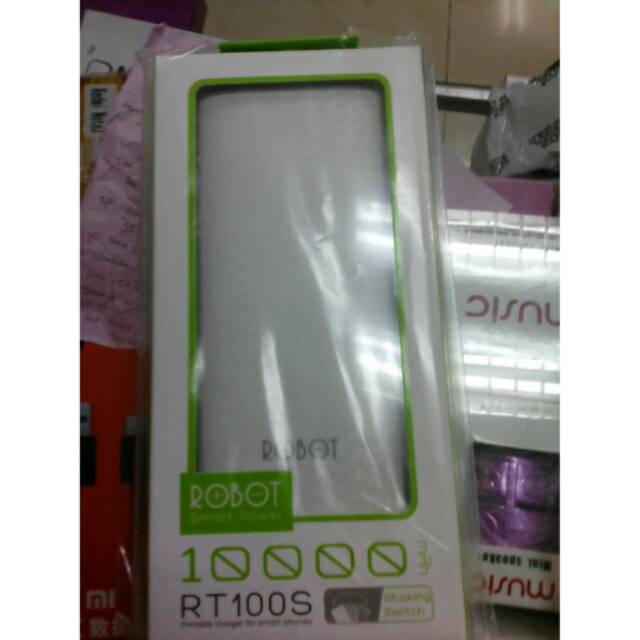 powerbank original robot vivan 10000 mah real rt100s
