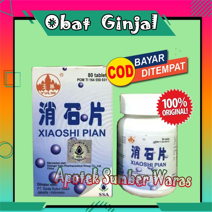 Obat Ginjal Herbal Cina Xiaoshi Pian Asli - Obat Batu Ginjal Paling Ampuh