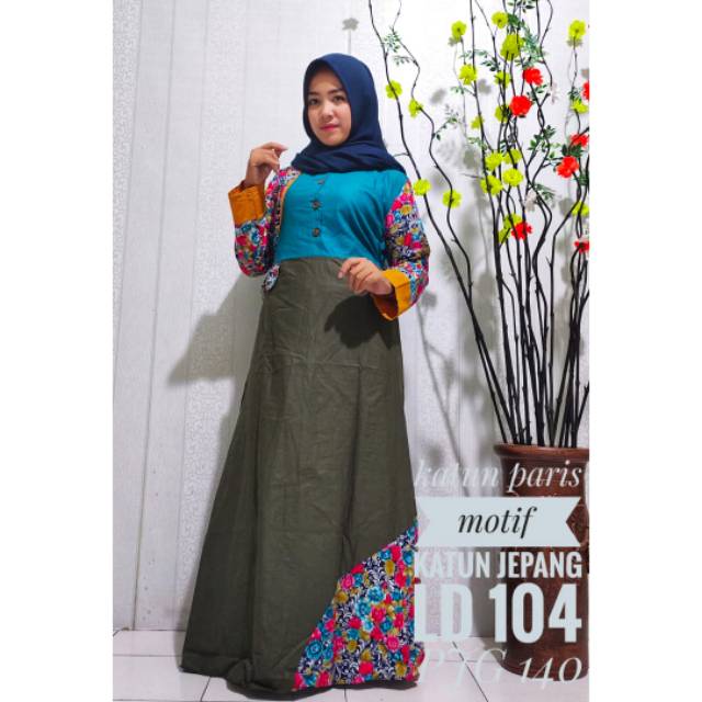 Gamis muslimah murah meriah elegan n simpel
