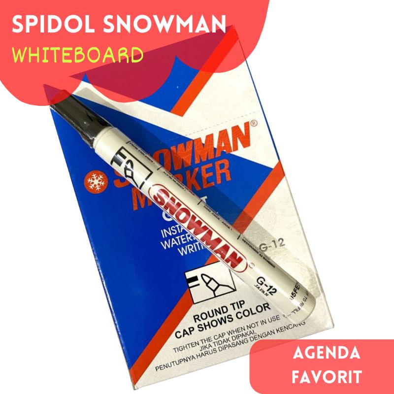 

Spidol Board PERMANEN SNOWMAN MARKER