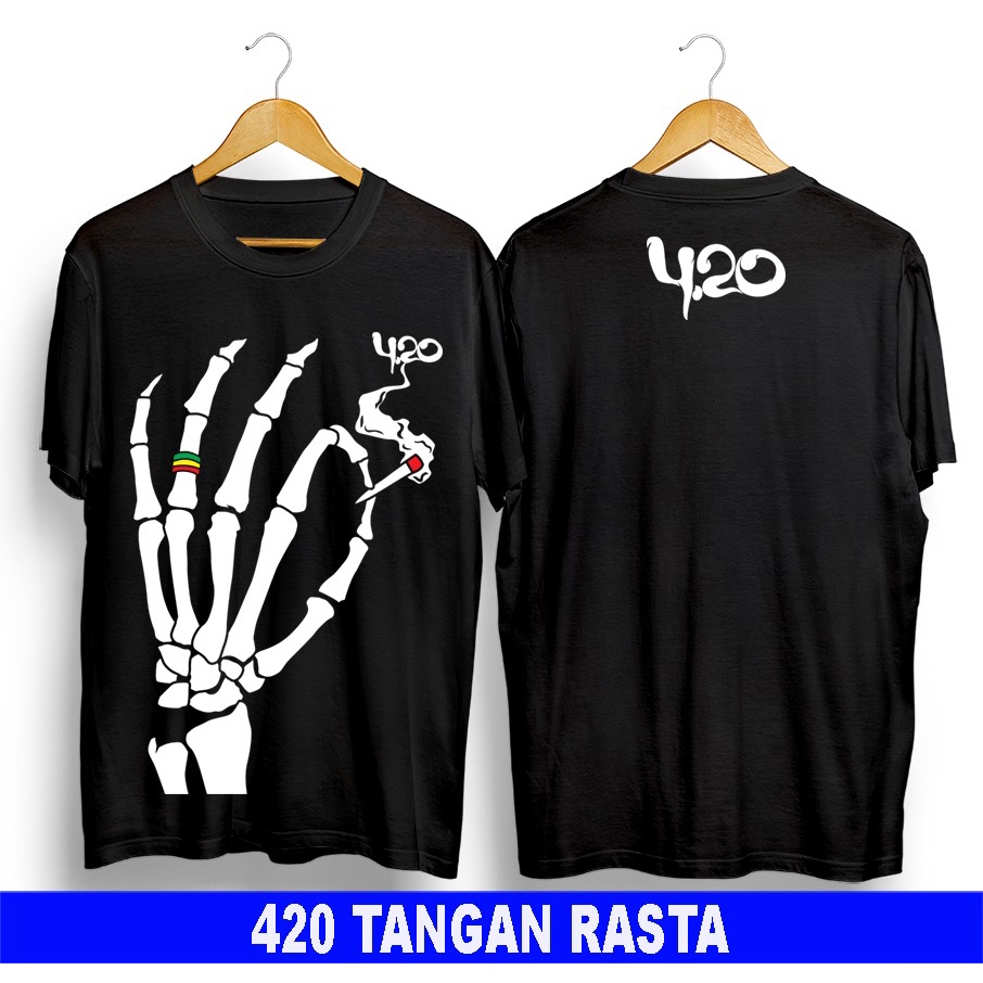 Kaos murah Kaos distro murah baju  distro pria t-shirt murah combed30s jari jari hitam