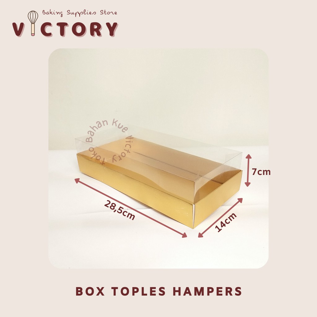 

Box Toples Hampers Gold - Dus Hampers