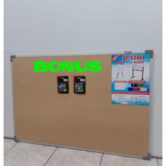 

Softboard / papan mading classic hanger uk 60x90 Cm