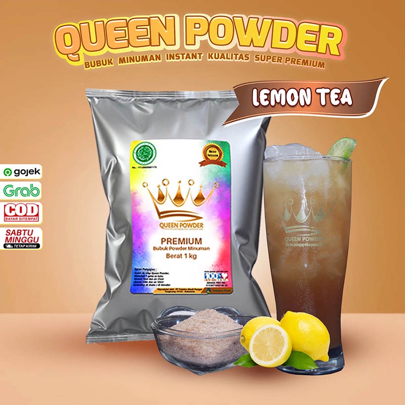 

Bubuk Minuman Queen Powder Premium Rasa Lemon Tea 1Kg