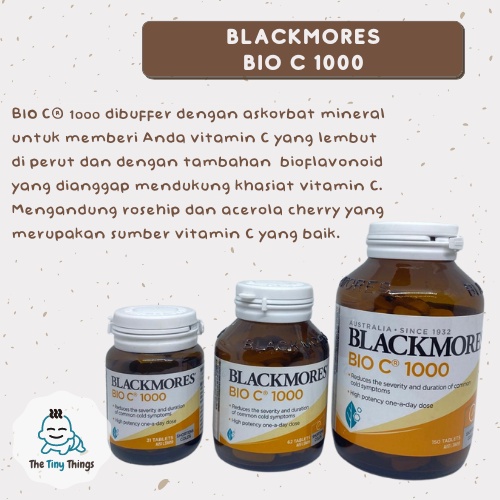 BLACKMORES BIO C 1000 MG vitamin blackmores asli Australia