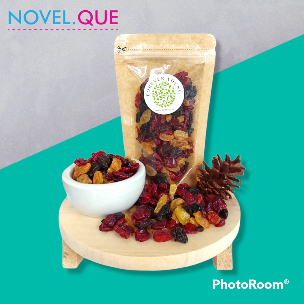 

Mixed Dried Berries 3in1 Kismis Hitam Golden Raisin Dried Cranberry