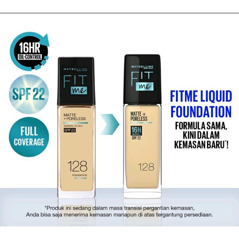 MAYBELLINE Fit Me Matte + Poreless Foundation 30ml