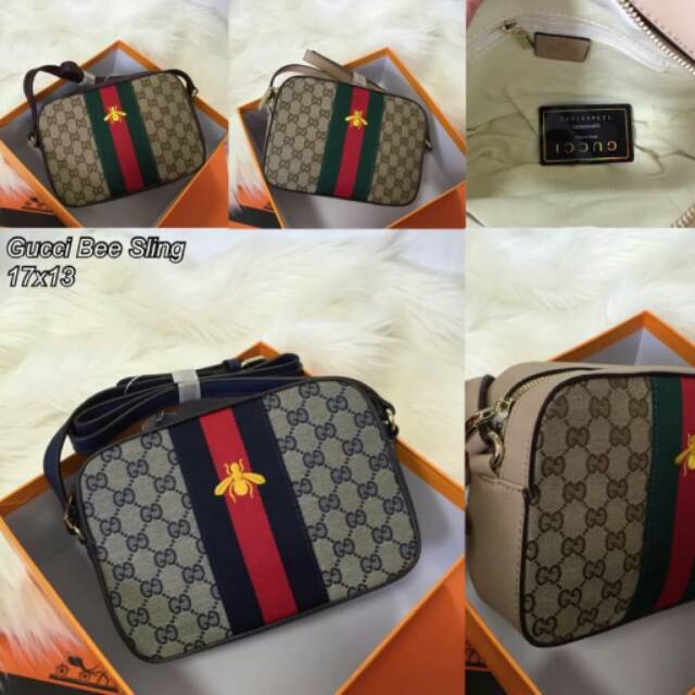 gucci bee sling bag