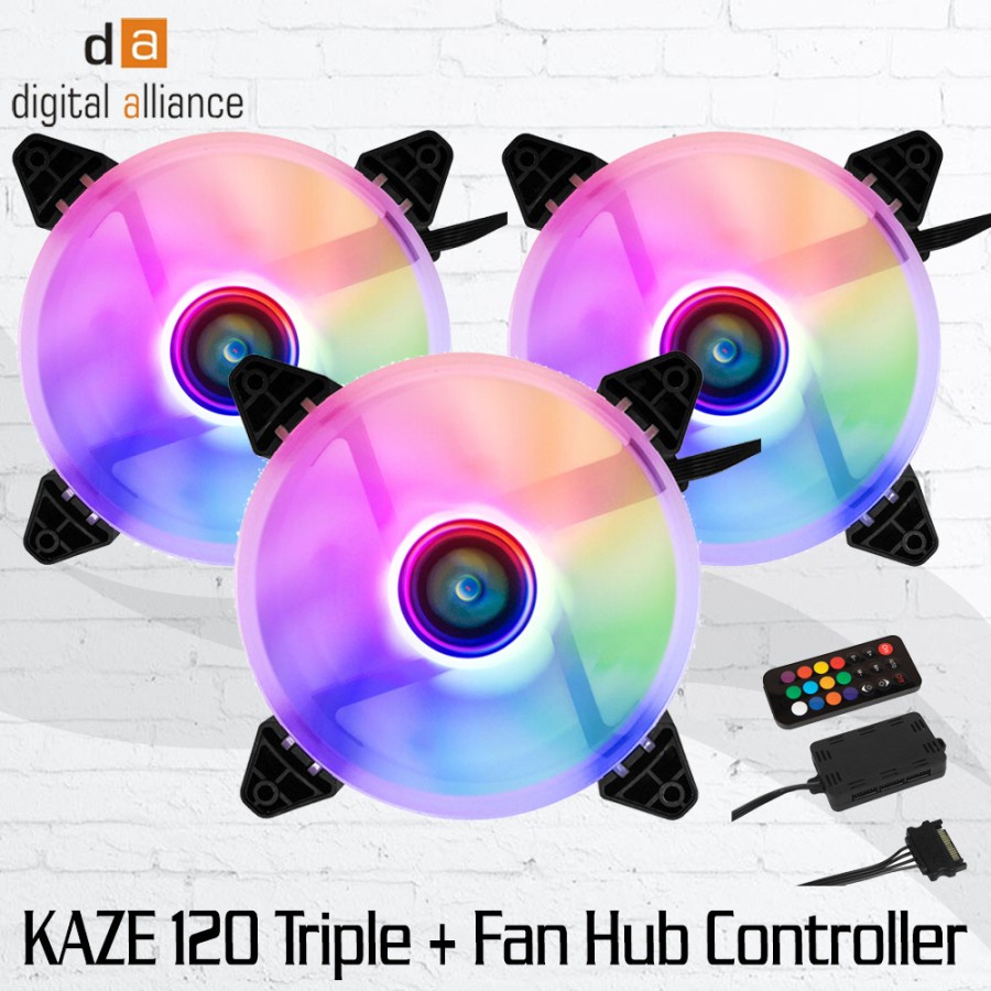 Digital Alliance Fan Case KAZE 120 Triple + Fan Hub Controller