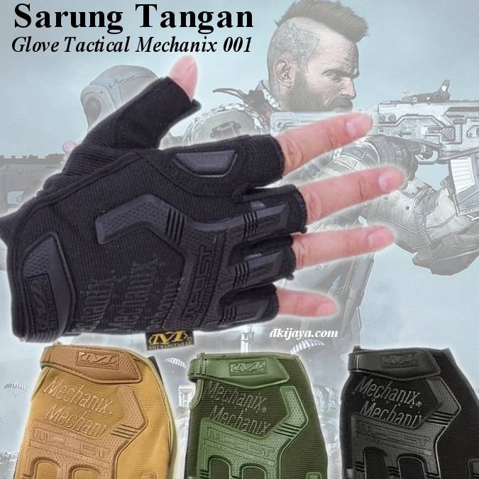 Sarung Tangan Motor Sepeda Airsoft Gloves Tactical Mechani Wear 001