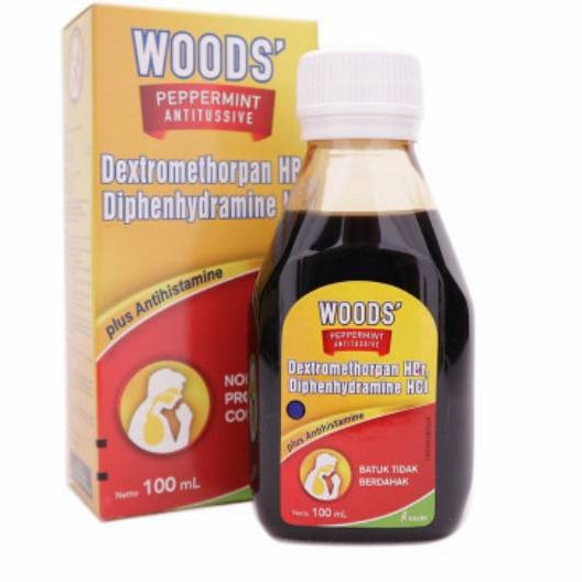 

WOODS PEPPERMINT ANTITUSSIVE SIRUP 100 ML