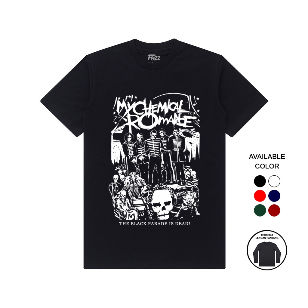 KAOS BAND MY CHEMICAL ROMANCE | BAJU DISTRO MUSIK ROCK MCR PRIA WANITA