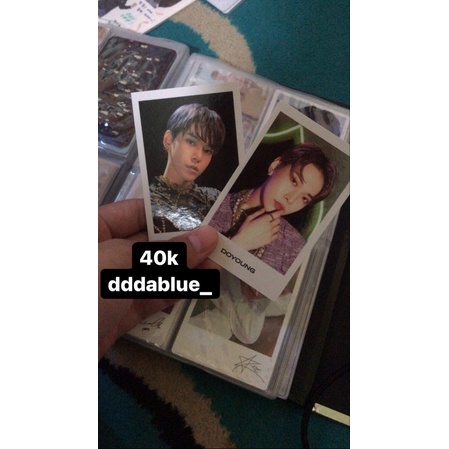 pola mini kolbuk, wish card doyoung nct, johnny kyobo