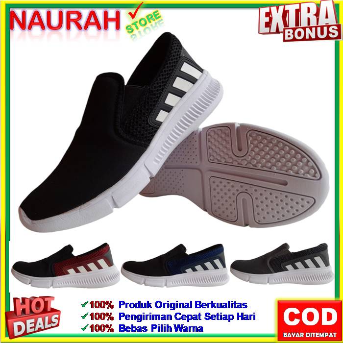 SEPATU PRIA ANDO MAXTOR OSBORN SLIP ON CASUAL SPORTY