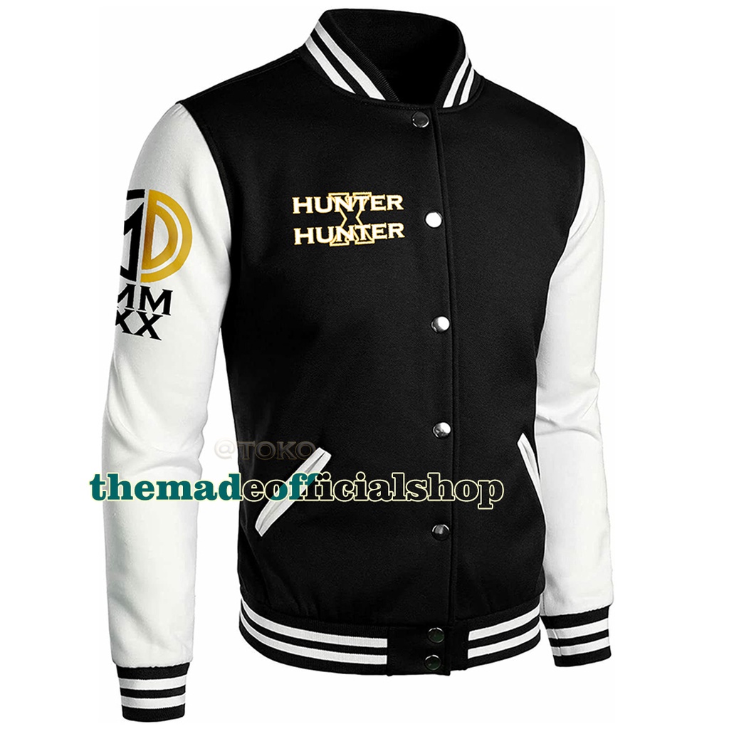 Jaket Anime Killua Zoldyck / Jaket Baseball Varsity Motif Anime Terbaru / Jaket Bomber Killua Hunter X Hunter / Jaket Anime Hunter X Hunter Killua Zoldyck