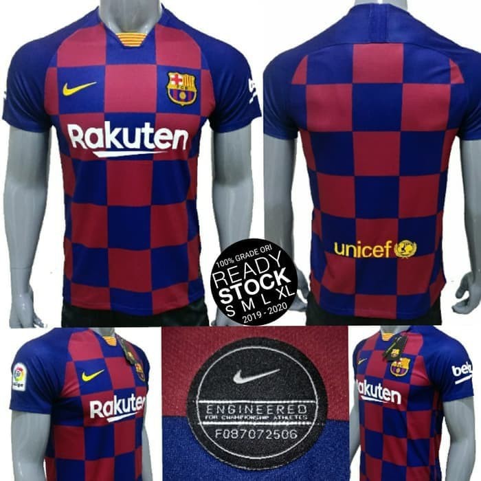 JERSEY SEPAK BOLA BARCELONA HOME 2019-2020 GRADE ORIGINAL HIGH QUALITY