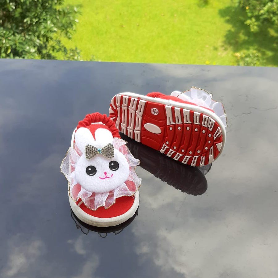 STA01 Sandal Anak Perempuan Umur 1 2 3 tahun - Sandal Tali Anak Motif Boneka - Anti Slip / Sandal anak murah