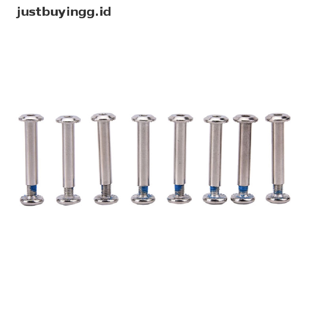 (Justbuyingg.Id) 8pcs / Set Sekrup / Baut / Axles Blade Untuk Sepatu Roda Inline Skate