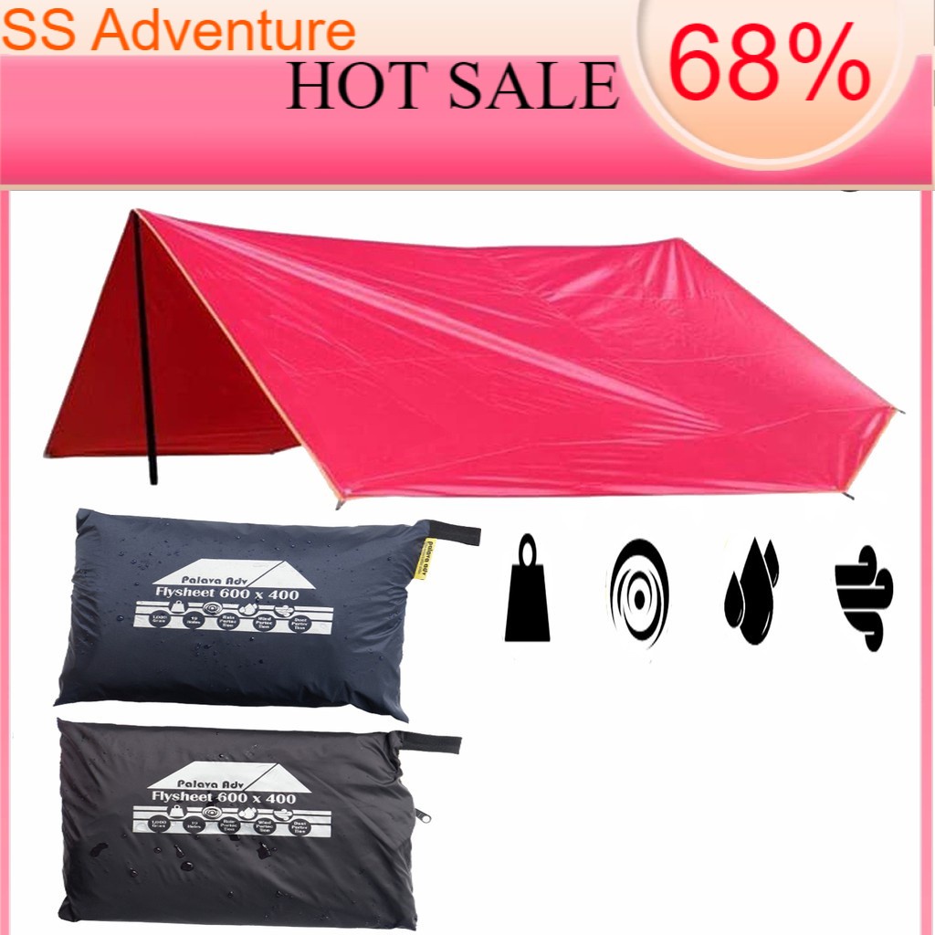 Flysheet tenda 6 x 4m