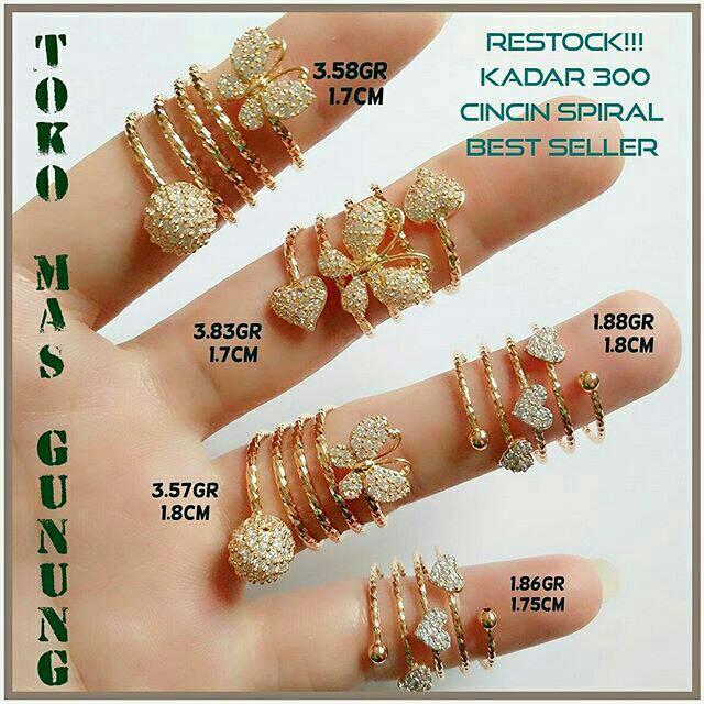 30 Ide Keren Gambar Cincin Emas Model Spiral Benan Efashion