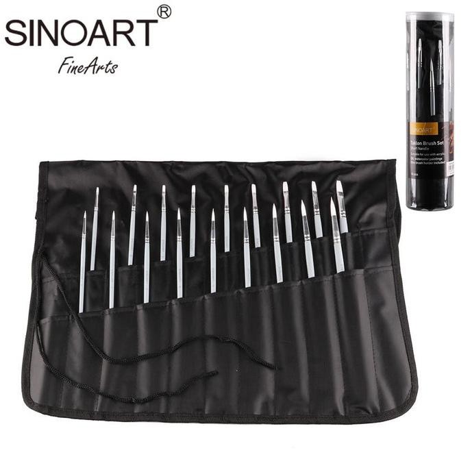 

Hanya Disini] Sinoart Brush Holder + 18Pcs Brush Set