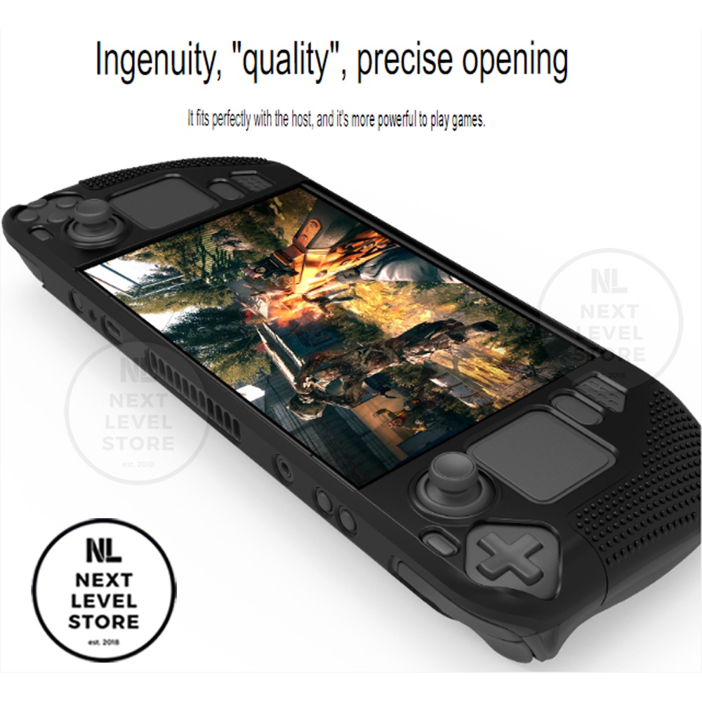 PGTech Silicone Rubber Case Steam Deck Sillicon Silikon Black Original