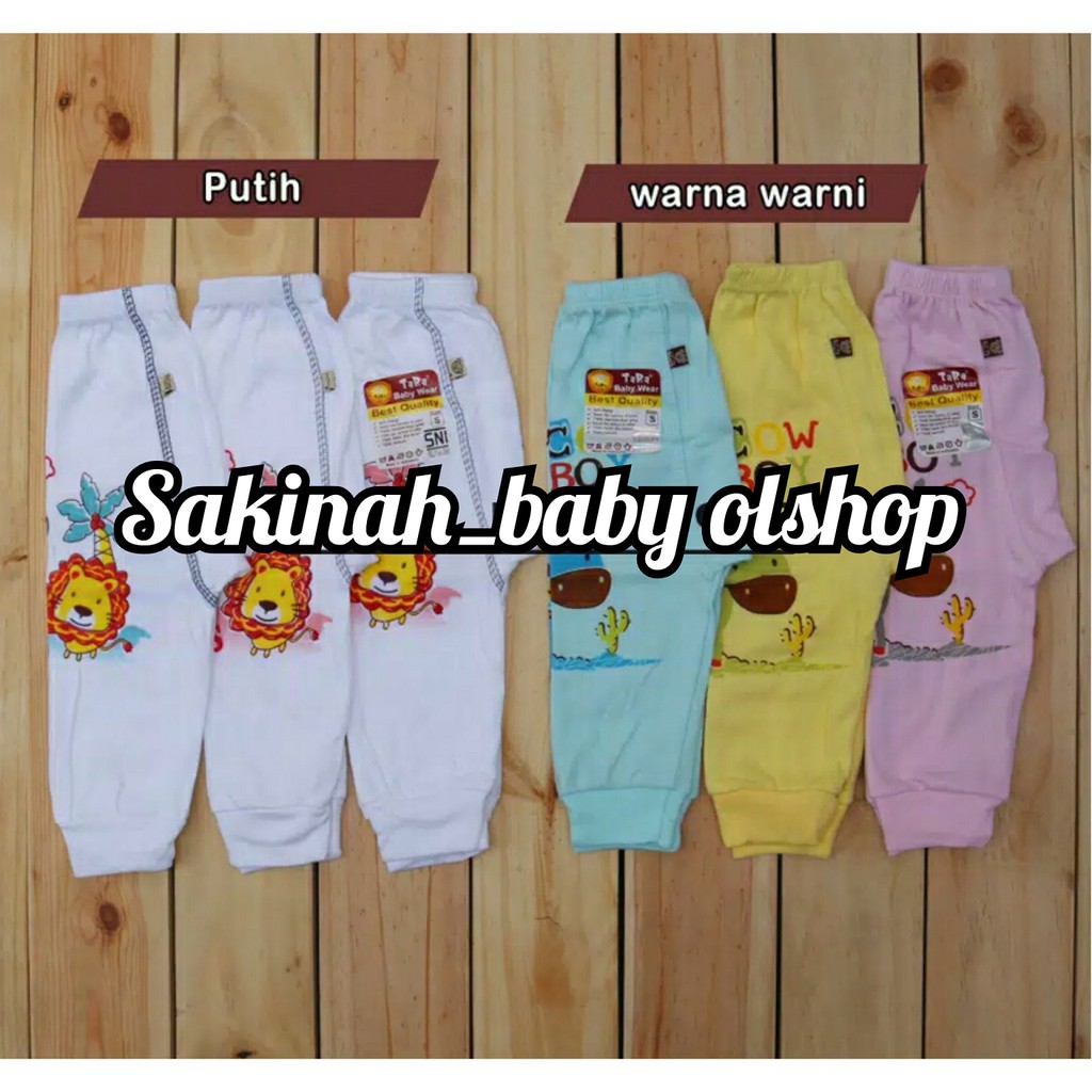 Celana panjang bayi & anak TARA / Celana pampers usia new born, 1, 2 tahunan