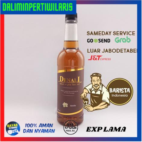 

( BISA COD ) Denali Syrup Vanila 750ml BERKUALITAS [Kode 1|Kode 2|Kode 3|Kode 4|Kode 5|Kode 6|Kode
