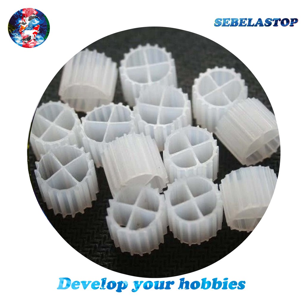 Kaldness K1 Media Filter Biologis Filter 500ML Media Aquarium Kaldnes K1 Media Filter