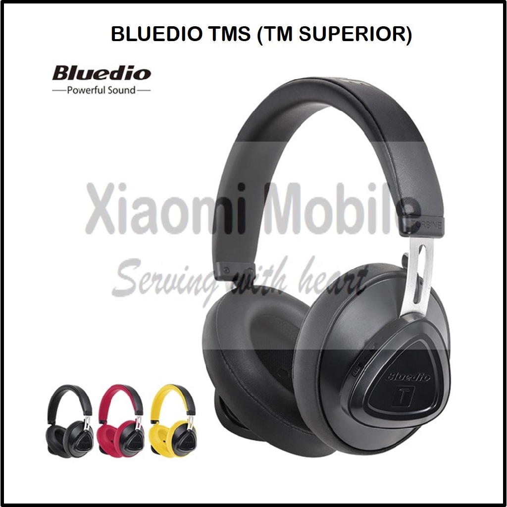 Bluedio TMS Wireless Bluetooth 5.0 Headphone Headset With Active Noise Cancelling