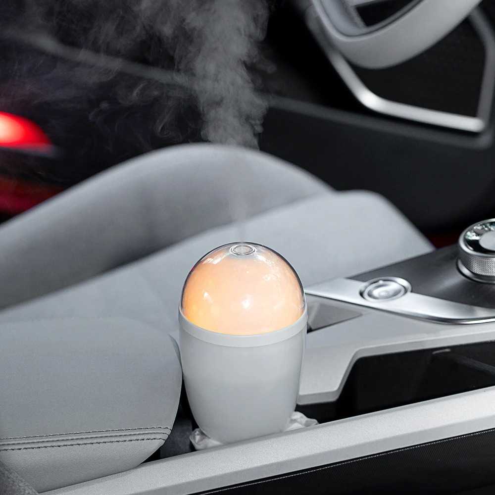 [ORIGINAL] Pelembab Udara Warm Lampu LED Air Humidifier Heavy Fog Fogging Diffuser Pengharum Aromaterapi Ruang Mobil Terbaru