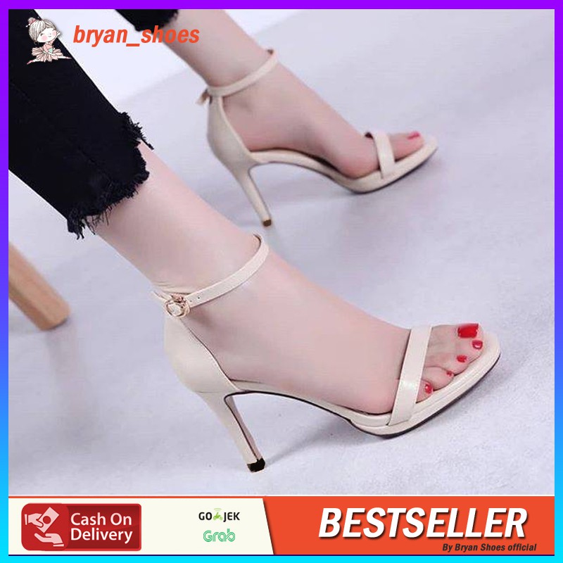 Bryan Jelita Platform Heels Tali 5cm 9cm Glossy Size 3641 Sepatu Hak
