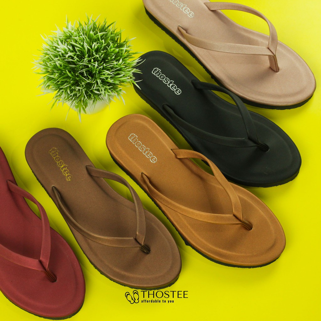 Sandal Jepit Kulit Wanita Thostee Colorfull pusatmode1234