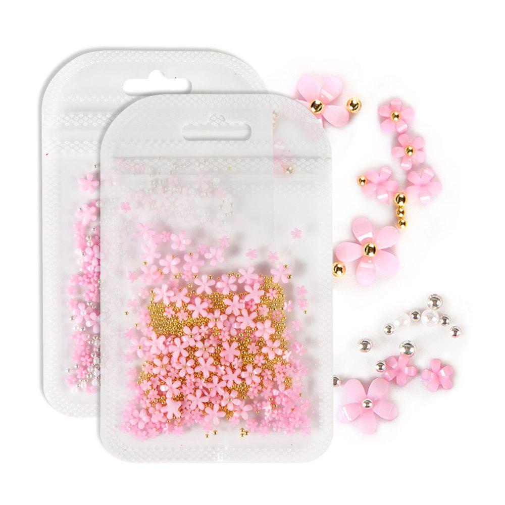 R-flower 2g Nail Art Dekorasi Novel Desain Hiasan Aksesoris Perlengkapan Pesona Bunga Akrilik Untuk Nail Flower Nail Art Set