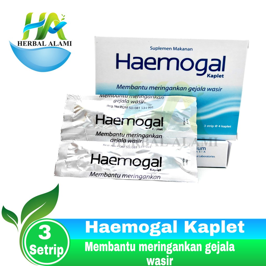 Haemogal Kaplet - Meringnkan Gejala Wasir