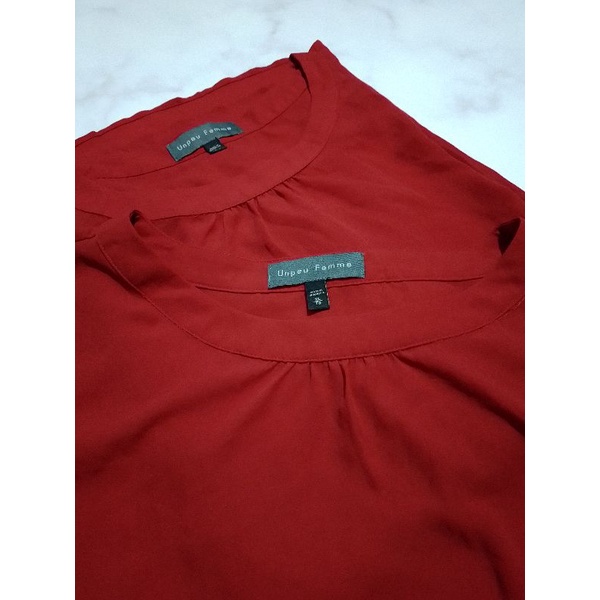 BLOUSE/ATASAN WANITA LENGAN PANJANG UNPEU FEMME BIG SIZE
