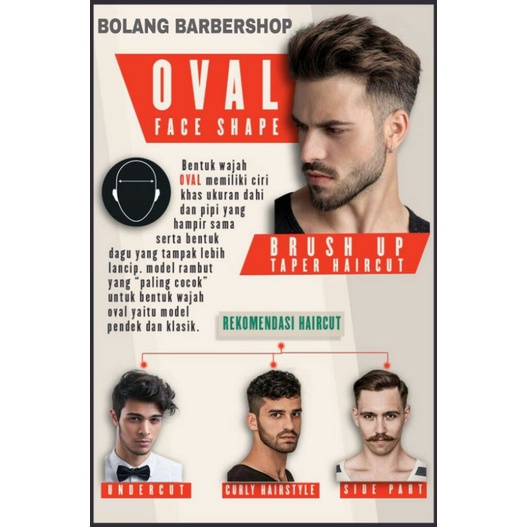 Jual Poster Edukasi Barbershop Uk A Shopee Indonesia