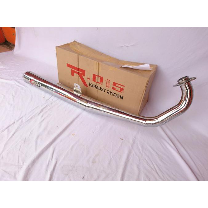Knalpot Creampie Jogja Standar Racing RX KING Full Crome