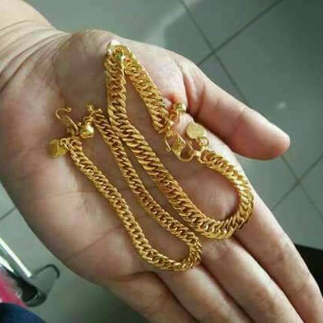 gelang replika emas 24 karat