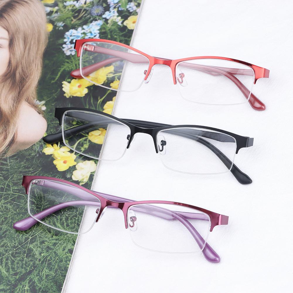 Kacamata Myopia Model Half Frame Untuk Wanita
