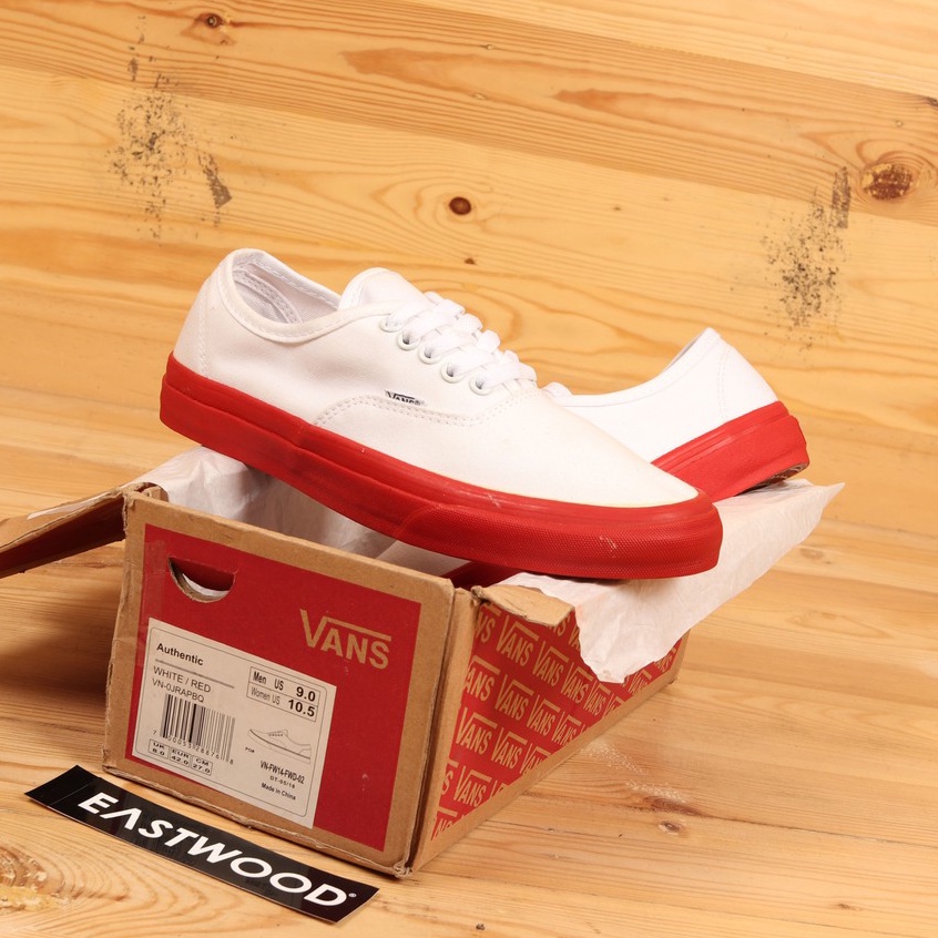 red white vans