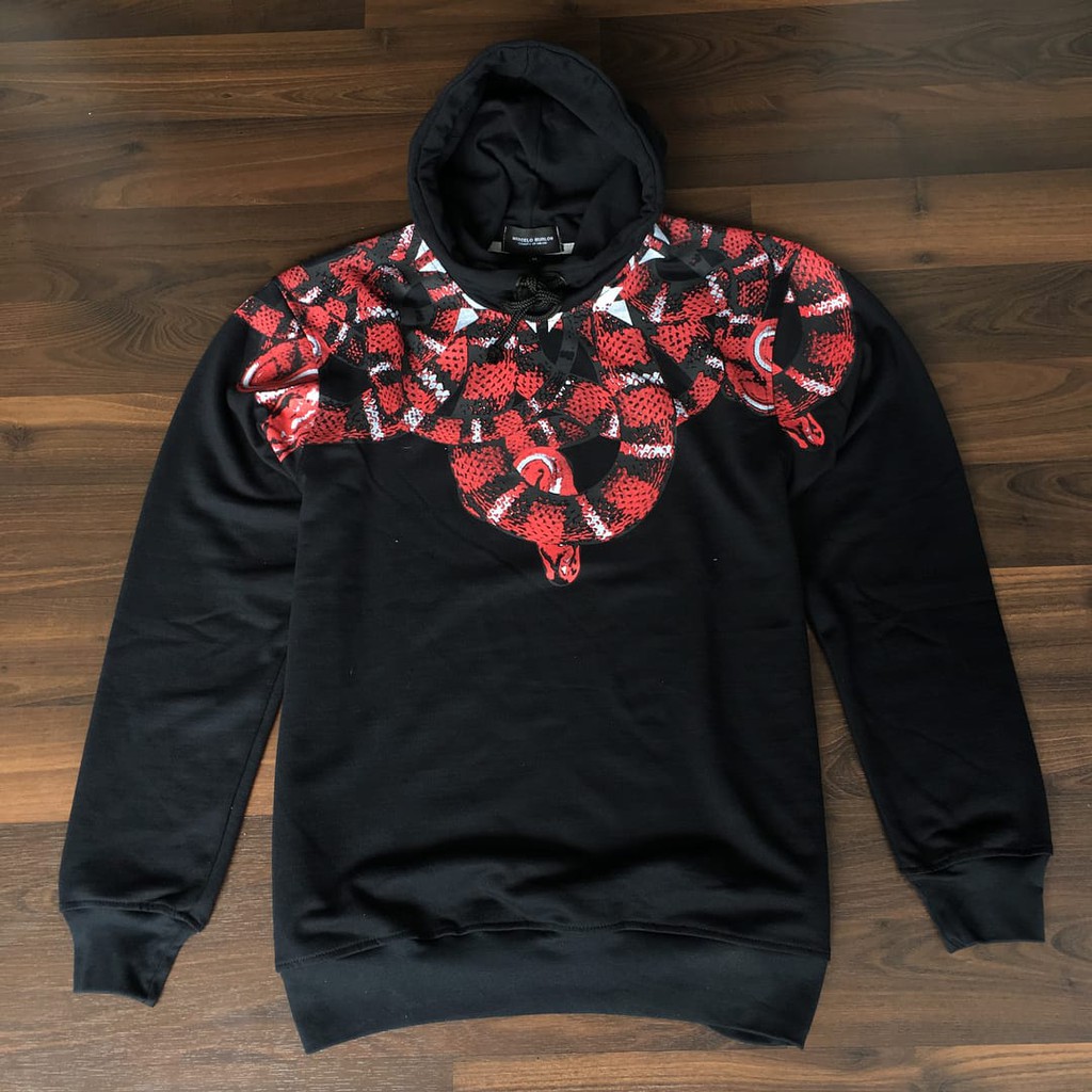 Jaket Pria / Hoodie Pria Marcelo Burlon Snake Premium