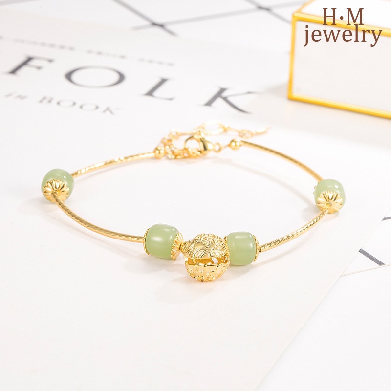 Gelang Desain Palace Hetian Yu Bell