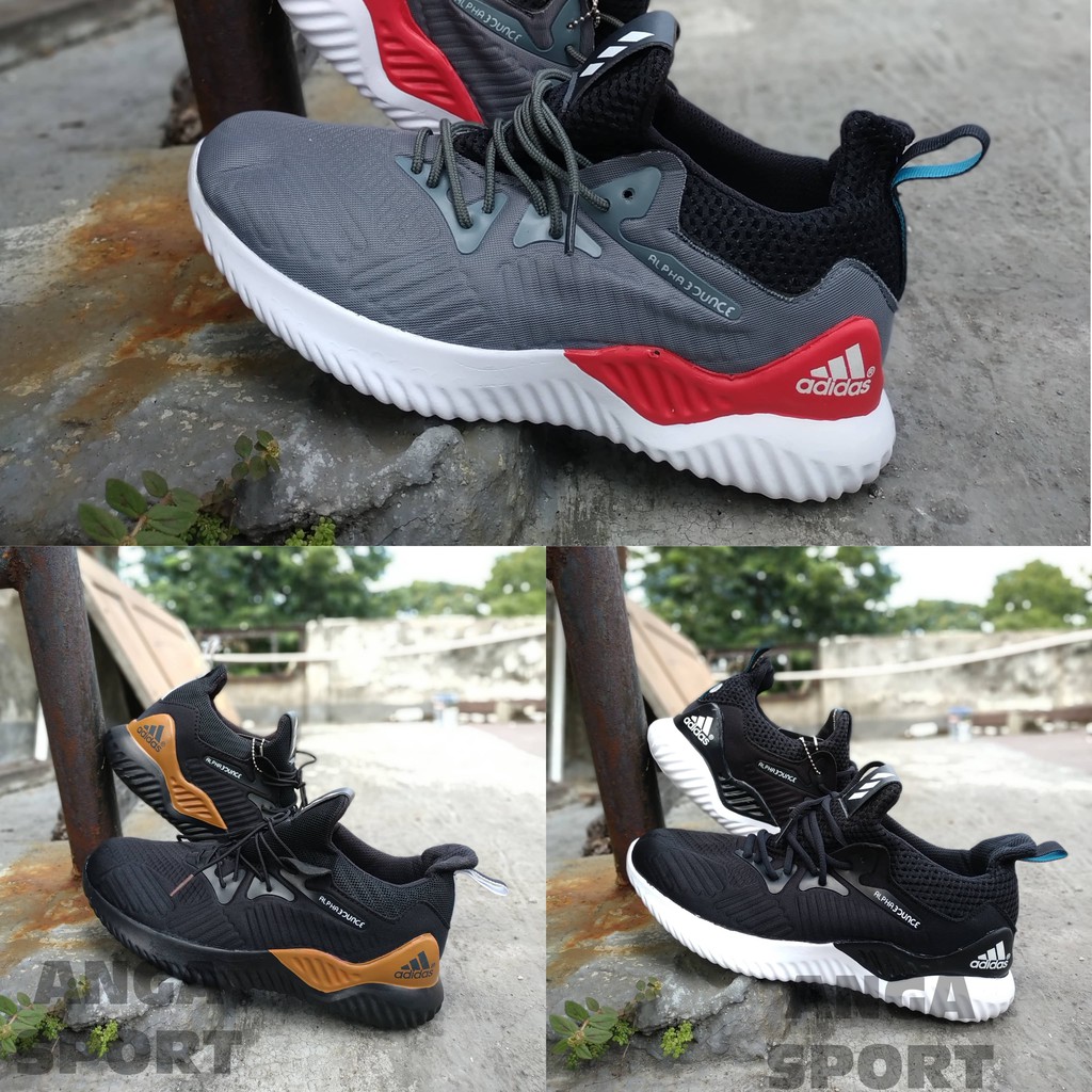 DISKON SEPATU ADIDAS ALPHABOUNCE BEYOND RUNNING MAROON SEPATU COWOK KASUAL MADE IN VIETNAM PREMIUM