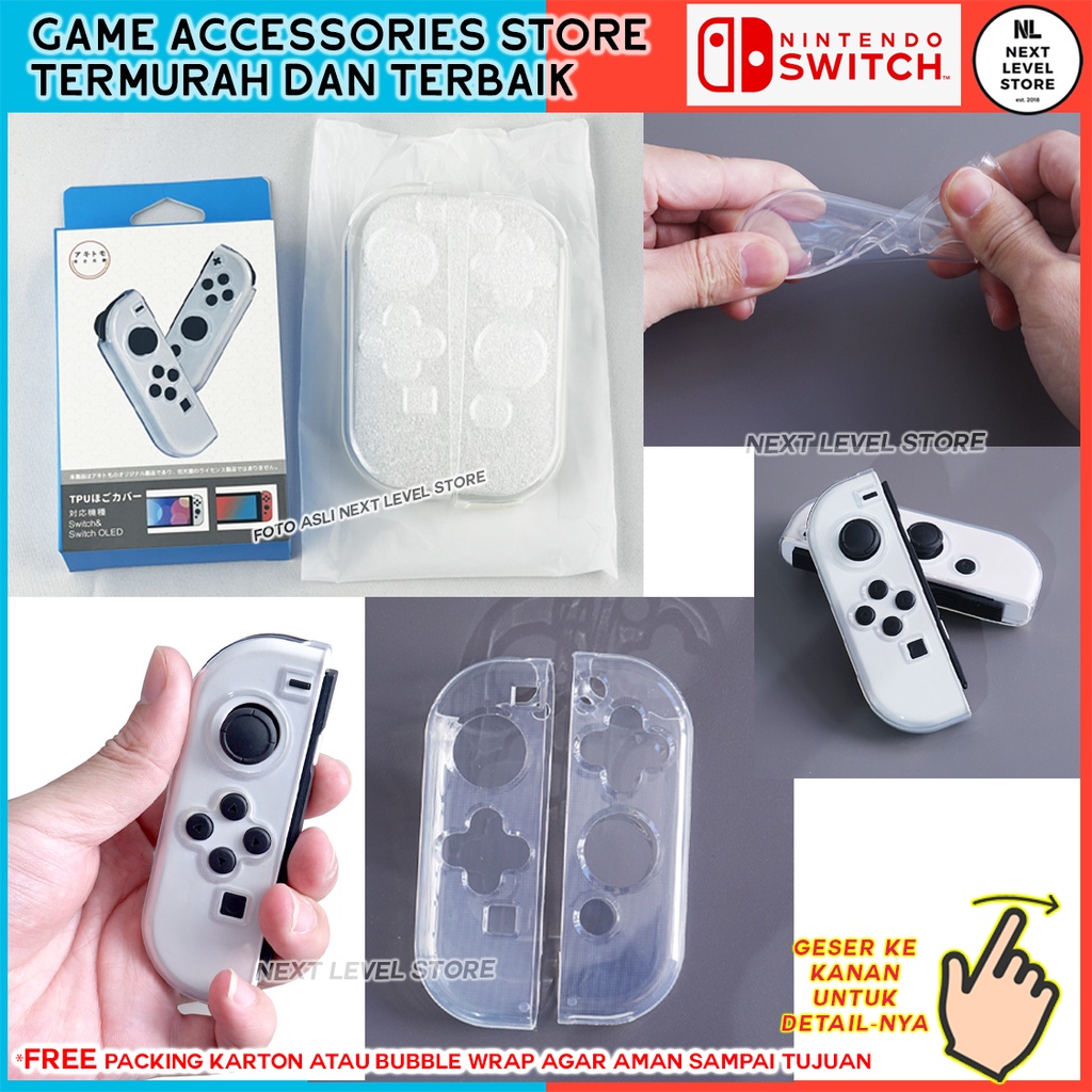 TPU Joy-Con Soft Case Protector Guard JoyCon Silicone - Original Akitomo / AKSW