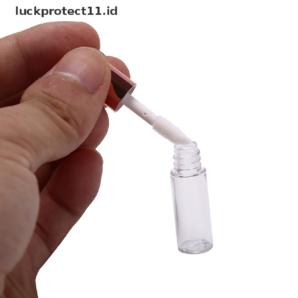 &lt; Luckprotect11.Id &gt; 10pcs Botol Lip Gloss Tube Lip Balm Kosong 1.2ml