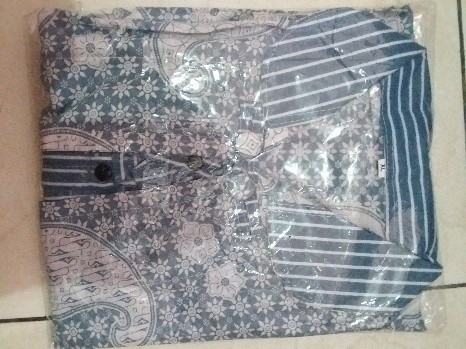 Batik Wanita Asj Sa Hrb026 Kenongo Kemeja Tosca Pendek