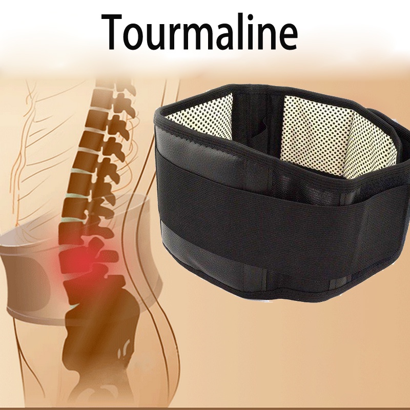 Tourmaline Alat Therapy Pinggang Magnetic  - Black